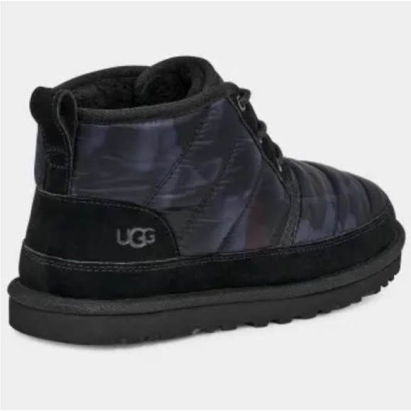 NEW UGG Neumel LTA Peace Camo Boot Black Poppy Men's Lace Up Boots Size 13 - Picture 2 of 11